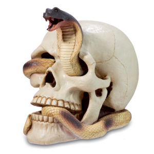 crane serpent en résine