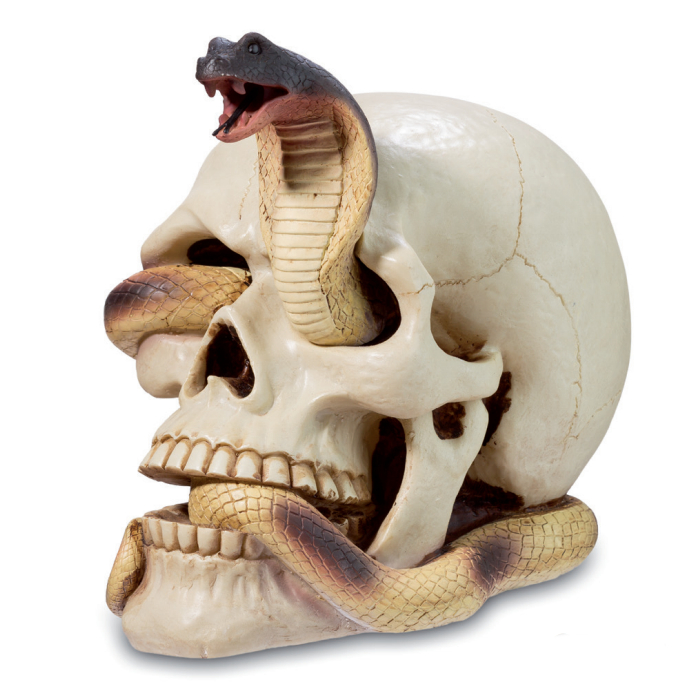 crane serpent en résine