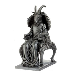 baphomet sur son trone résine